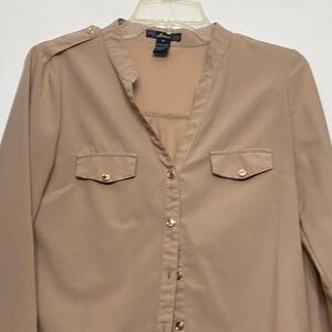 Finesse Beige Blouse